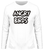 Мужская футболка длинный рукав Angry Birds фото