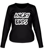 Женская футболка длинный рукав Angry Birds фото
