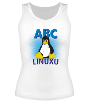 Женская майка борцовка ABC Linuxu фото