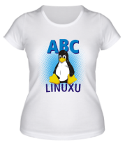 Женская футболка ABC Linuxu фото