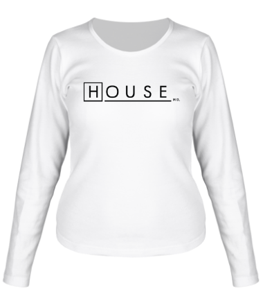 Женская футболка длинный рукав House md