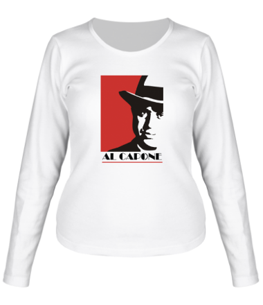 Женская футболка длинный рукав Al Capone