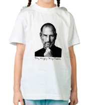 Детская футболка Steve Jobs фото