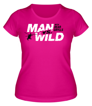 Женская футболка Man vs. Wild with Bear Grylls