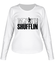 Женская футболка длинный рукав LMFAO - Every Day I'm Shufflin фото