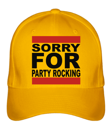 Бейсболка Sorry for party rocking