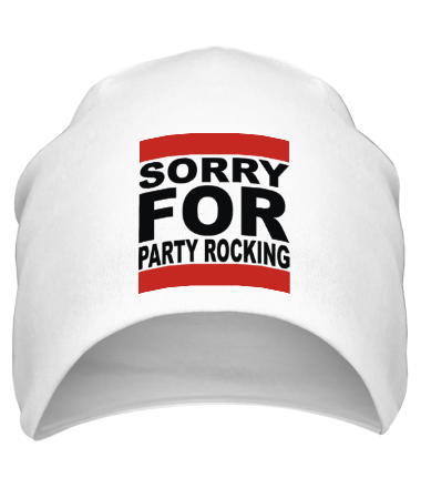 Шапка Sorry for party rocking