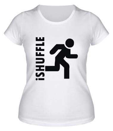 Женская футболка iShuffle