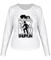 Женская футболка длинный рукав LMFAO - Every Day I'm Shufflin фото