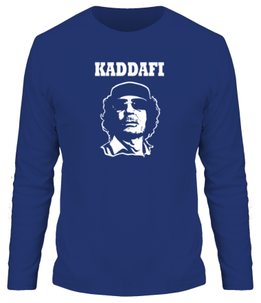 Мужская футболка длинный рукав Каддафи