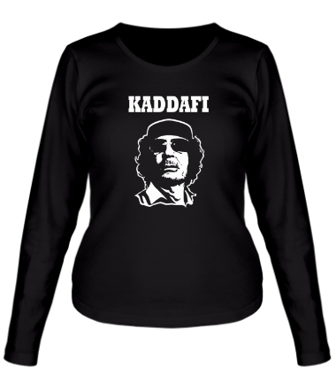 Женская футболка длинный рукав Каддафи