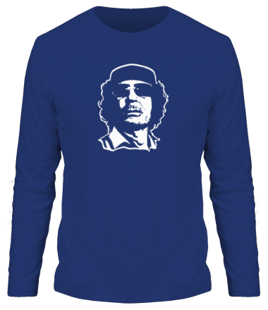 Мужская футболка длинный рукав Каддафи