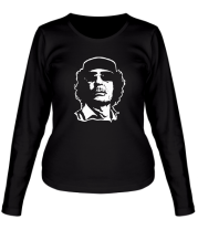 Женская футболка длинный рукав Каддафи фото