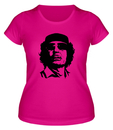 Женская футболка Каддафи