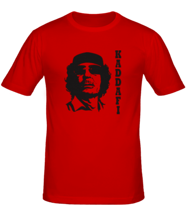 Мужская футболка Муаммар Каддафи - KADDAFI