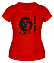 Женская футболка Муаммар Каддафи - KADDAFI фото