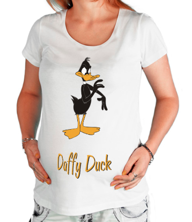 Футболка для беременных Daffy Duck