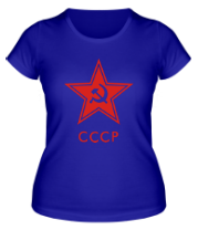 Женская футболка Звезда СССP фото