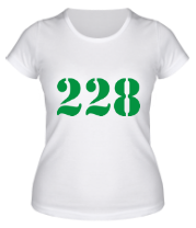 Женская футболка 228 из цитат УК РФ фото