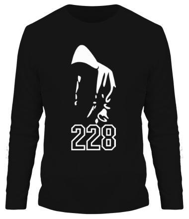 Мужская футболка длинный рукав Рэпер 228