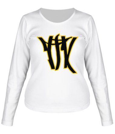 Женская футболка длинный рукав 228 Триагрутрика