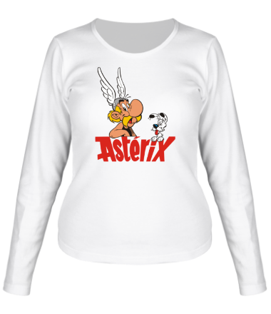 Женская футболка длинный рукав Астерикс