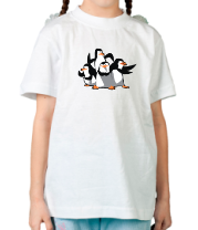 Детская футболка Пингвины из Мадагаскара фото