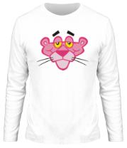 Мужская футболка длинный рукав Розовая пантера