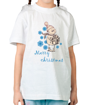 Детская футболка Merry Christmas