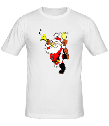 Мужская футболка Весёлый Дед Мороз