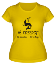 Женская футболка Козерог  фото