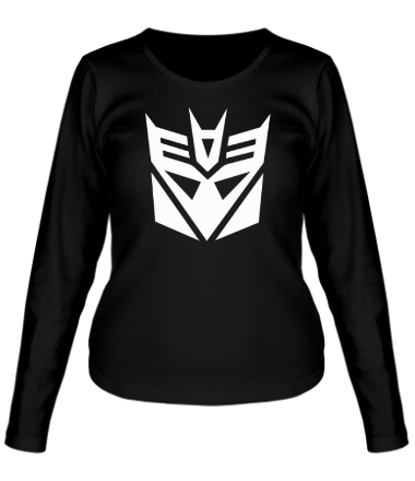 Женская футболка длинный рукав Transformers - Decepticons