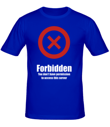 Мужская футболка Forbidden 