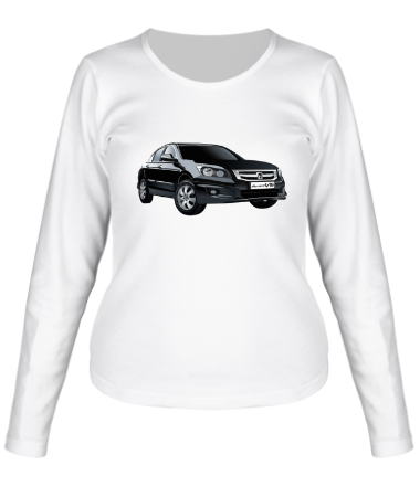 Женская футболка длинный рукав Honda Accord