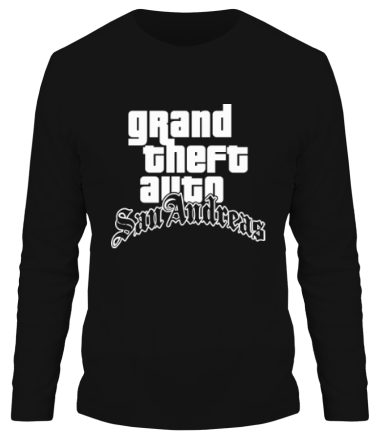 Мужская футболка длинный рукав Grand Theft Auto SanAndreas