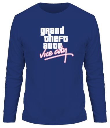 Мужская футболка длинный рукав GTA Vice City 