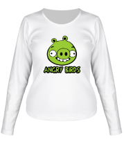 Женская футболка длинный рукав Angry Birds фото