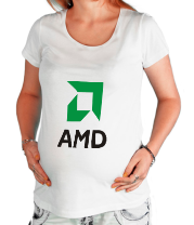 Футболка для беременных AMD фото