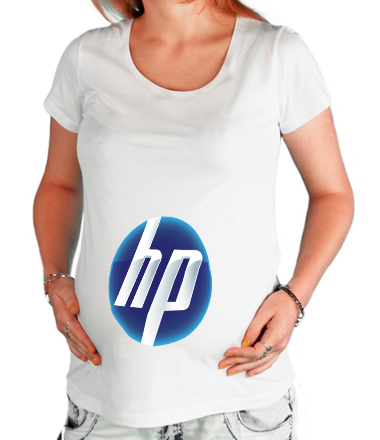 Футболка для беременных hp