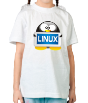Детская футболка Linux фото
