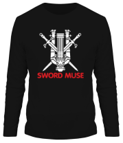 Мужская футболка длинный рукав Elf Fighter - Sword Muse фото