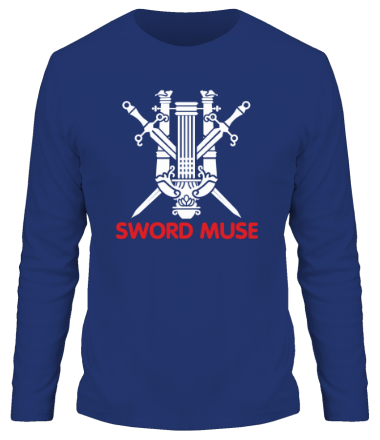 Мужская футболка длинный рукав Elf Fighter - Sword Muse