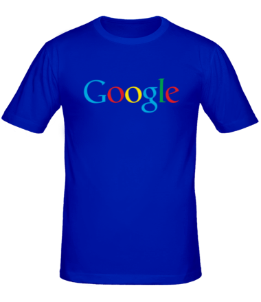 Мужская футболка  Google