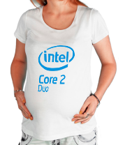 Футболка для беременных Intel pentium duo фото