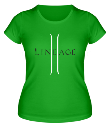 Женская футболка Line Age 2 (logo)