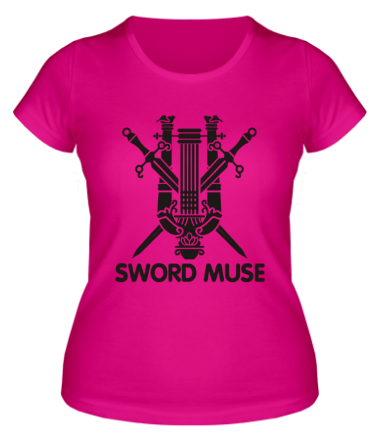 Женская футболка Sword Muse + logo LA