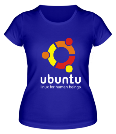 Женская футболка Ubuntu