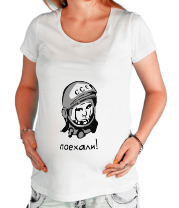 Футболка для беременных Гагарин: поехали фото