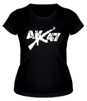 Женская футболка АК47 Русский рэп фото