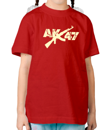 Детская футболка АК47 Русский огонь 
